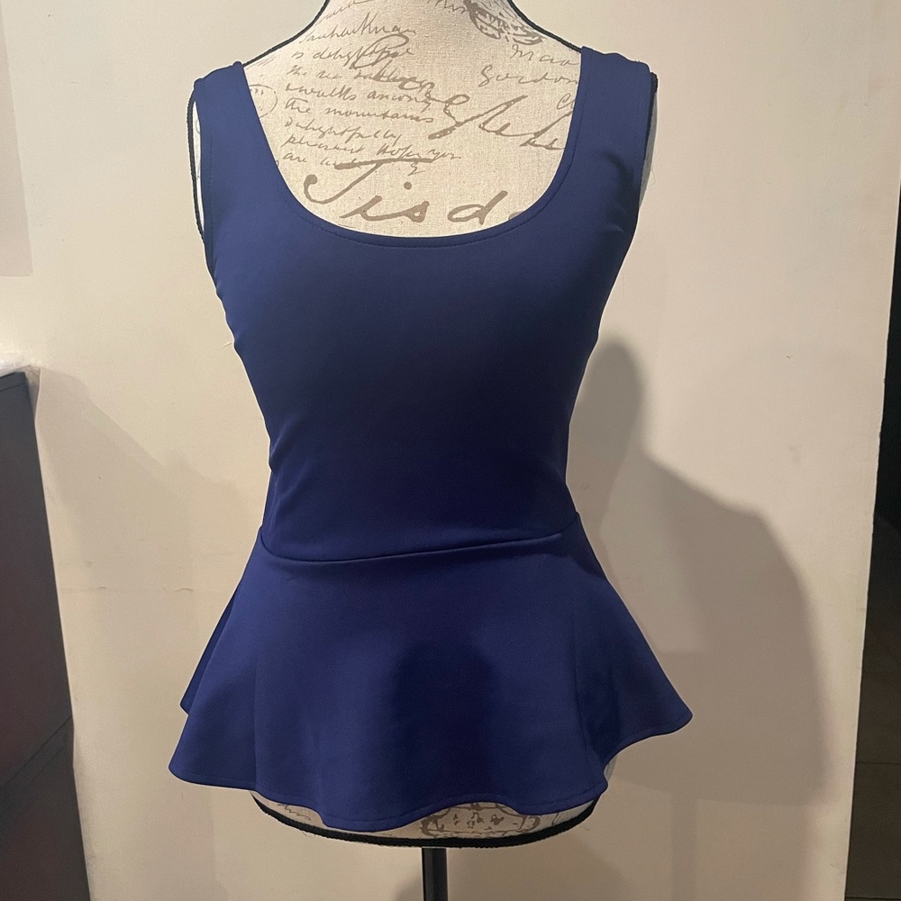 Nay blue women’s dressy tank top